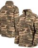 G-III SPORTS BY CARL BANKS Women's G-III Sports by Carl Banks Camo New Jersey Devils Sherpa Quarter-Zip Jacket  - 1