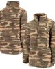 G-III SPORTS BY CARL BANKS Women's G-III Sports by Carl Banks Camo Seattle Kraken Sherpa Quarter-Zip Jacket  - 1