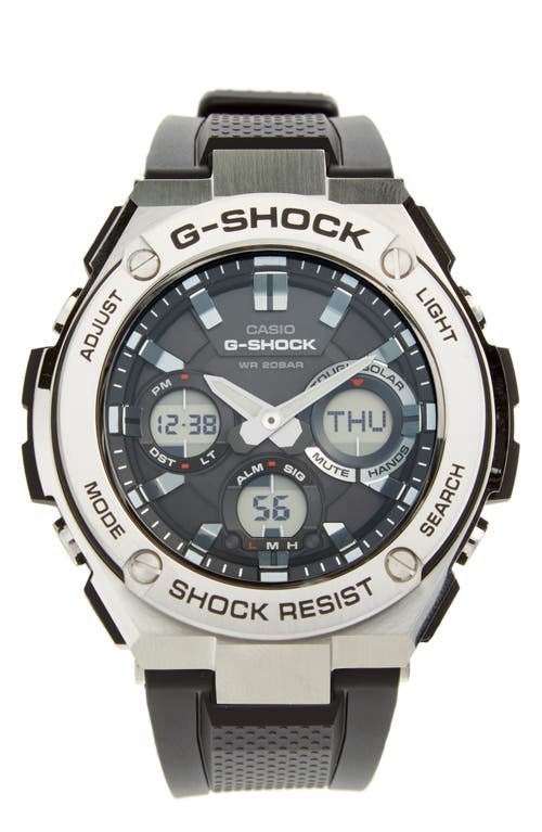 G-SHOCK G-Shock 'G-Steel' Ana-Digi Resin Strap Watch, 59mm x 52mm