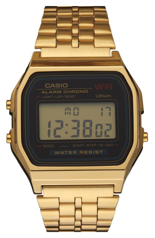 G-SHOCK G-Shock 'Vintage' Digital Chronograph Bracelet Watch, 33mm x 37mm