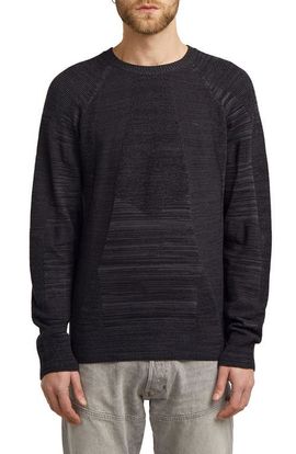 G-STAR G-STAR 3D Biker Textureblock Crewneck Sweater