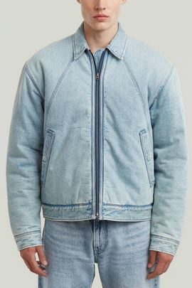 G-Star G-Star A-line Padded Coach Jacket in Sun Faded Pacific Blue, Men's at Urban Outfitters