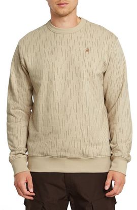 G-STAR G-STAR Allover Print Organic Cotton Crewneck Sweatshirt