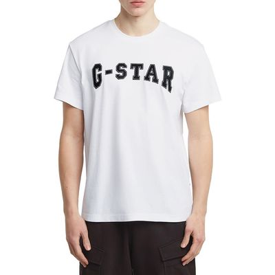 G-STAR G-STAR Felt Logo Organic Cotton T-Shirt