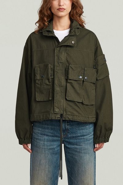 G-Star G-Star Field Jacket in Grey, Women's at Urban Outfitters