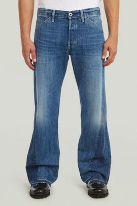 G-Star G-Star Hybrid Dartt Flare Jeans in Mid Blue, Men's at Urban Outfitters