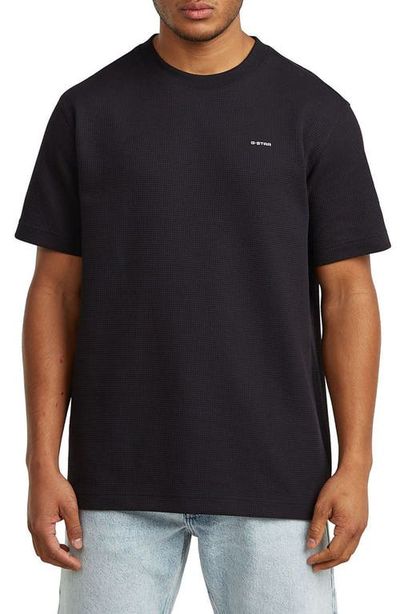 G-STAR G-STAR Regular Fit Waffle Stitch T-Shirt