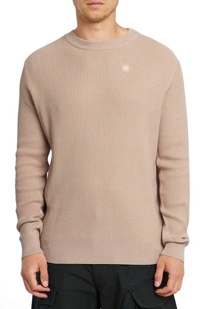 G-STAR G-STAR Serrated Organic Cotton Crewneck Sweater