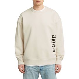 G-STAR G-STAR Sprayed 89 Loose Organic Cotton Crewneck Sweatshirt