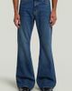 G-Star G-Star Triple A Ripped Flare Jeans in Dark Blue, Men's at Urban Outfitters - 1