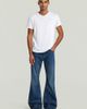 G-Star G-Star Triple A Ripped Flare Jeans in Dark Blue, Men's at Urban Outfitters - 3