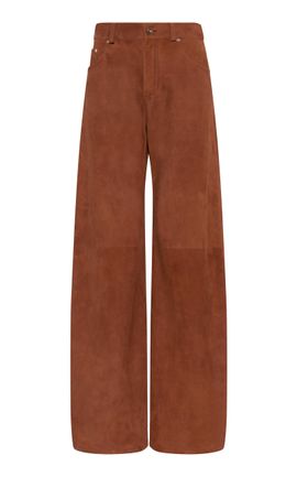 Gabriela Hearst Gabriela Hearst Amoret Suede StraightLeg Jeans