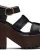 Gabriela Hearst Gabriela Hearst Black Hera Platform Sandals - 1