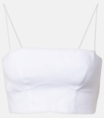 Gabriela Hearst Gabriela Hearst Blazie linen crop top