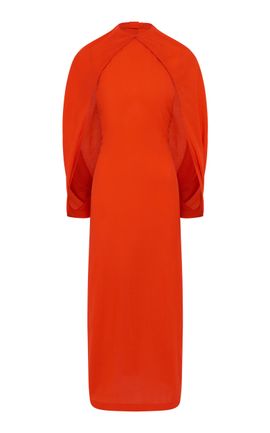 Gabriela Hearst Gabriela Hearst Brett Cape WoolCashmere Dress