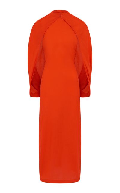 Gabriela Hearst Gabriela Hearst Brett Cape WoolCashmere Dress