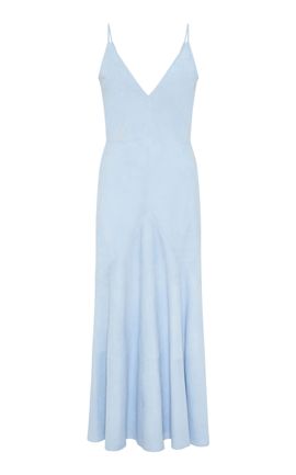 Gabriela Hearst Gabriela Hearst Brigita Suede Midi Dress