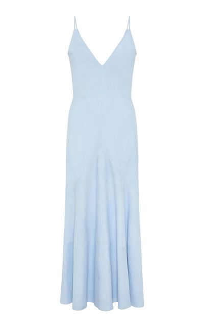 Gabriela Hearst Gabriela Hearst Brigita Suede Midi Dress