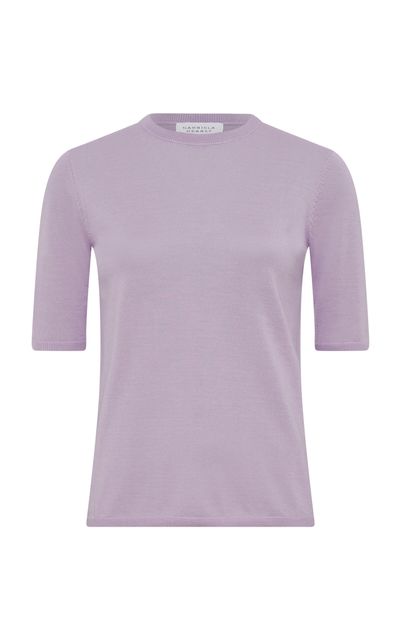 Gabriela Hearst Gabriela Hearst Chryse WoolSilk ShortSleeve Crewneck