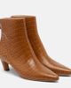 Gabriela Hearst Gabriela Hearst Clayton croc-effect leather ankle boots - 1