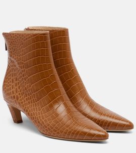 Gabriela Hearst Gabriela Hearst Clayton croc-effect leather ankle boots