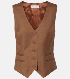 Gabriela Hearst Gabriela Hearst Coleridge wool and silk vest