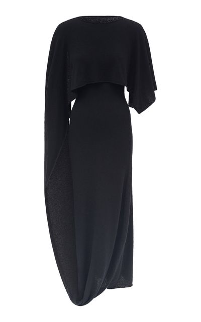 Gabriela Hearst Gabriela Hearst Delara Silk Cape Maxi Dress