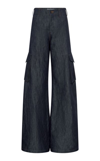 Gabriela Hearst Gabriela Hearst Eos PocketDetailed CottonBlend WideLeg Pants