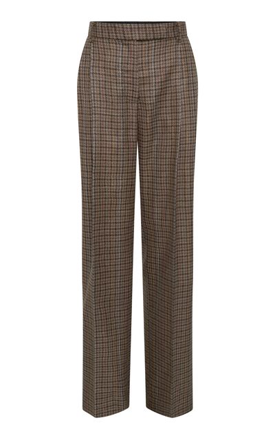 Gabriela Hearst Gabriela Hearst Henge Checked WoolSilk StraightLeg Pants