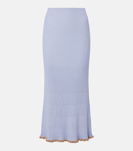 Gabriela Hearst Gabriela Hearst Kavya cashmere and silk midi skirt