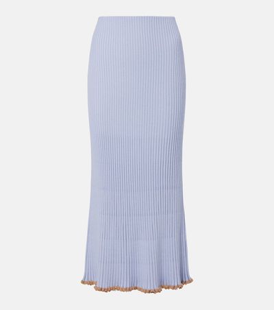 Gabriela Hearst Gabriela Hearst Kavya cashmere and silk midi skirt