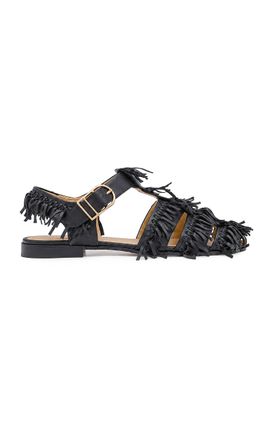 Gabriela Hearst Gabriela Hearst Leather Fringe Lynn Flat