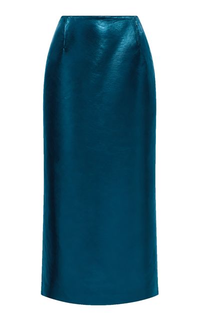 Gabriela Hearst Gabriela Hearst Manuela Leather Midi Skirt