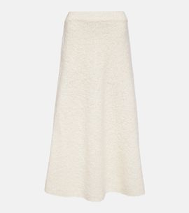 Gabriela Hearst Gabriela Hearst Pablo wool and silk bouclé midi skirt