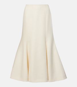 Gabriela Hearst Gabriela Hearst Patterson silk and wool midi skirt
