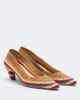 Gabriela Hearst Gabriela Hearst Peggy suede and raffia pumps - 1