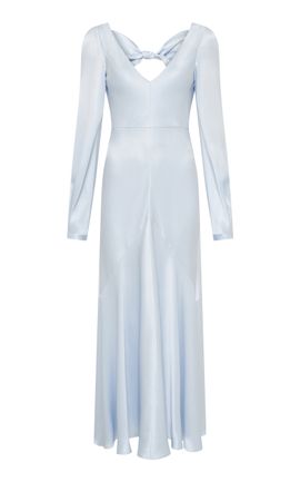 Gabriela Hearst Gabriela Hearst Peyton Ruffled SilkSatin Midi Dress