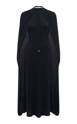 Gabriela Hearst Gabriela Hearst Raya Silk Cape Maxi Dress