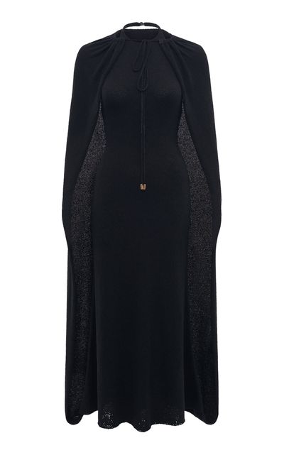 Gabriela Hearst Gabriela Hearst Raya Silk Cape Maxi Dress