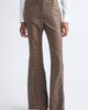 GABRIELA HEARST GABRIELA HEARST Rhein Check Wool & Silk Flare Leg Pants - 1