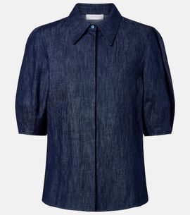 Gabriela Hearst Gabriela Hearst Sansi cotton and linen denim shirt