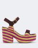 Gabriela Hearst Gabriela Hearst Sardis suede and raffia platform sandals - 5