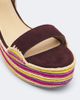 Gabriela Hearst Gabriela Hearst Sardis suede and raffia platform sandals - 6