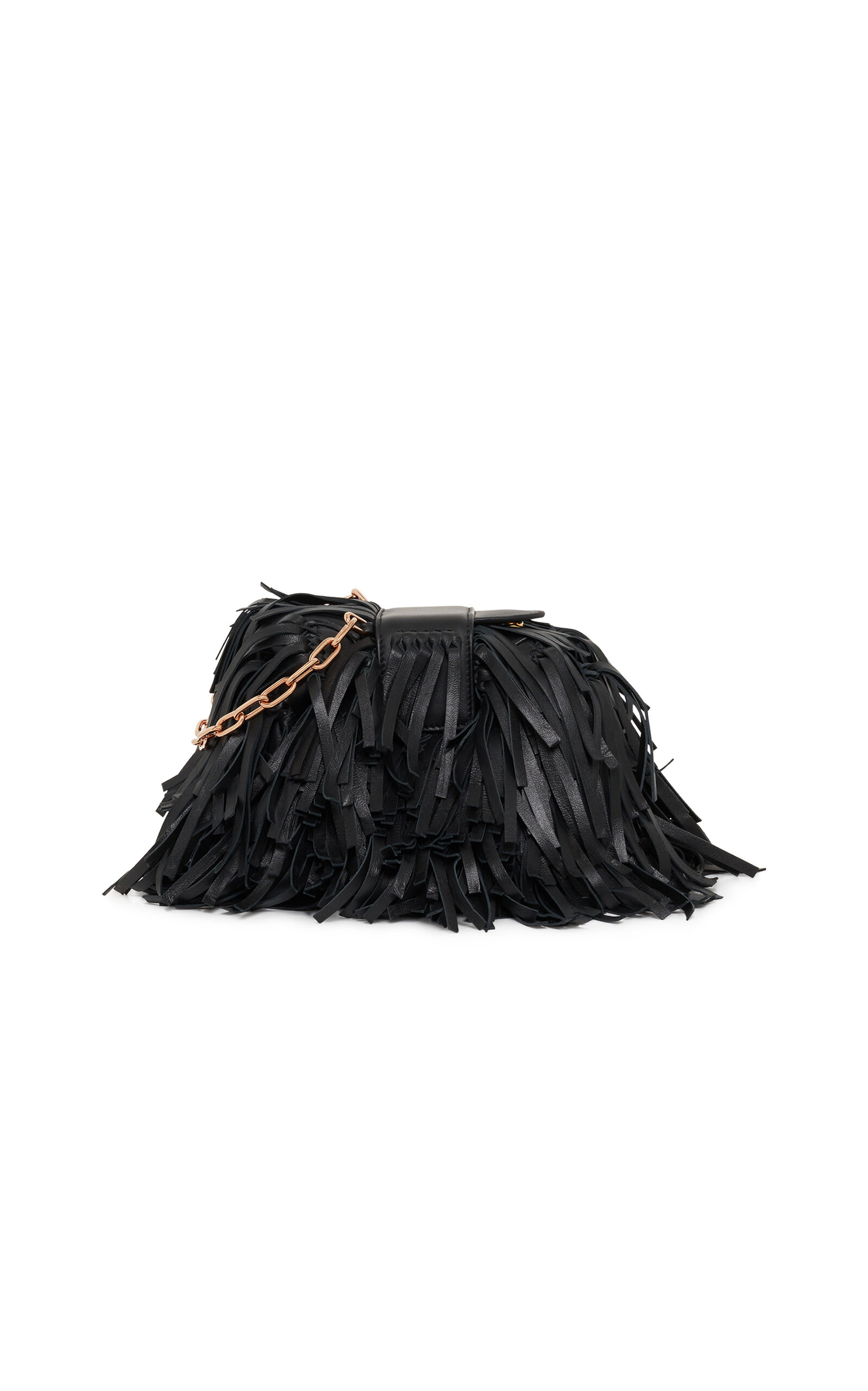Gabriela Hearst Gabriela Hearst Soft Demi Clutch W/ Chain And Nappa Fringe