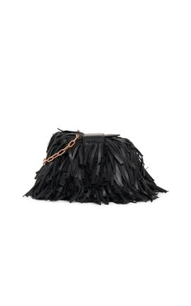 Gabriela Hearst Gabriela Hearst Soft Demi Clutch W/ Chain And Nappa Fringe
