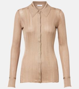 Gabriela Hearst Gabriela Hearst Tamar knitted silk shirt
