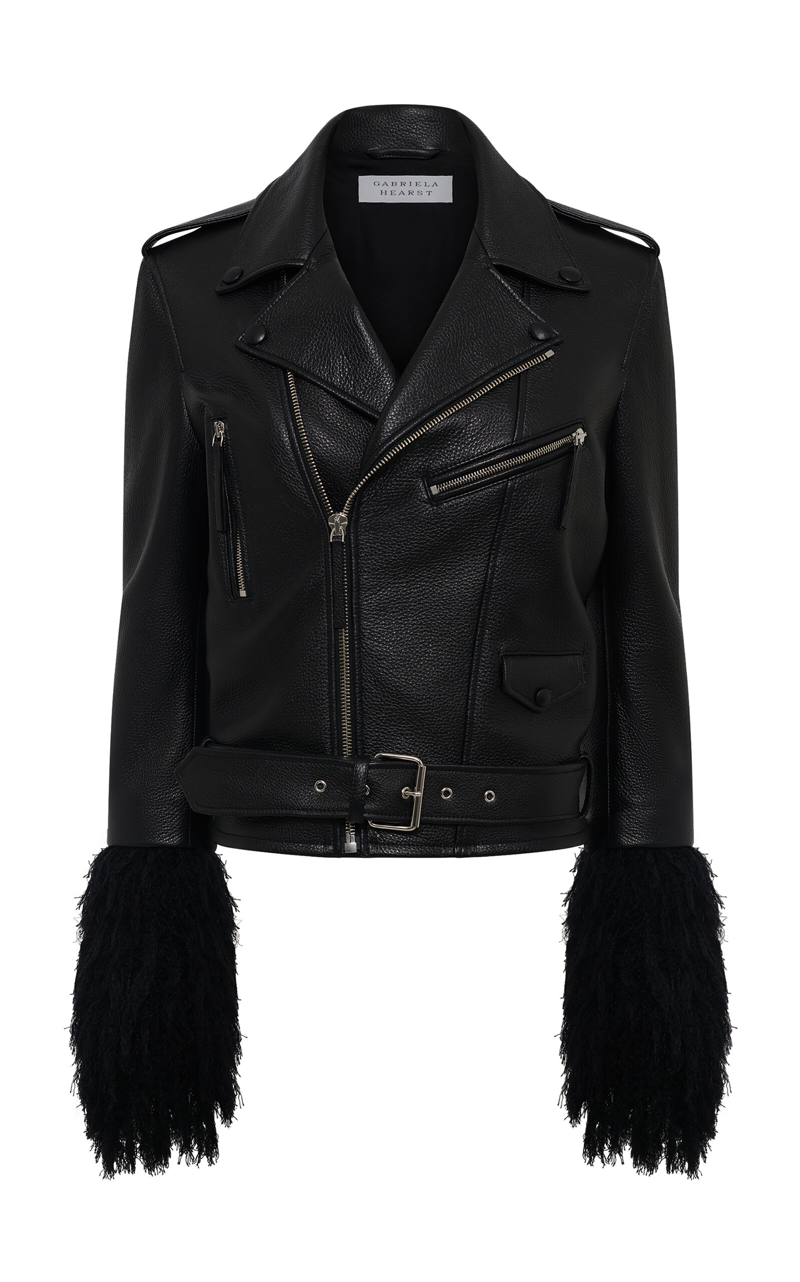 Gabriela Hearst Gabriela Hearst Tensor Deer Leather Biker Jacket