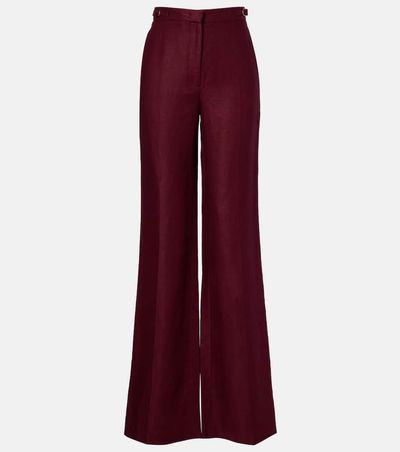 Gabriela Hearst Gabriela Hearst Vesta linen flared pants