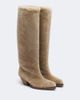 Gabriela Hearst Gabriela Hearst Waite shearling knee-high boots - 1
