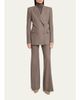 Gabriela Hearst Gavin Wool-Cashmere Flannel Double-Breasted Blazer Jacket - 2